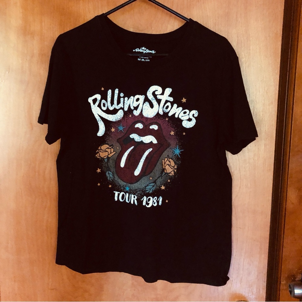 The Rolling Stones Black Graphic Tee